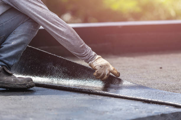Professional Crawl Space Encapsulation technician working in West Brattleboro, VT